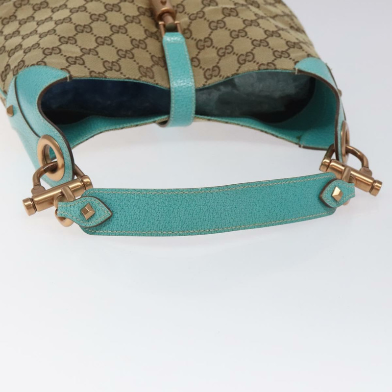 【日本直送】GUCCI Jackie GG 帆布肩背包 米色 120888 正品 126565-6