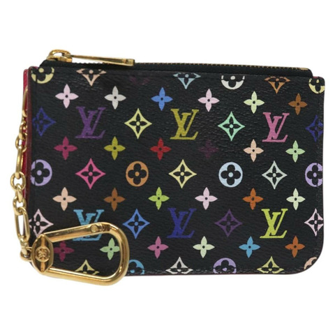 路易威登 Monogram Pochette Cles NM 零錢包 黑色 M60279 正品 126652