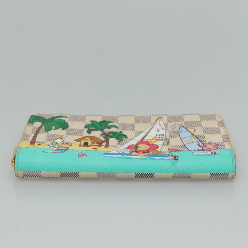 【日本直送】路易威登 Damier Azur Vivienne Zippy 皮夾長皮夾 N40507 正品 126659-5