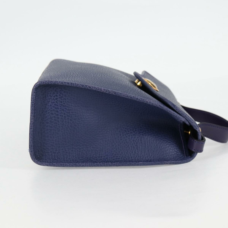 【日本直送】Christian Dior 手提包 皮革 兩用 紫色金色 正品 126994V-3