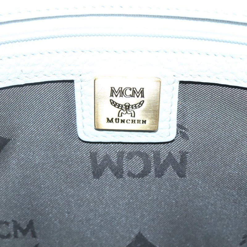 【日本直送】MCM Vicetos 標誌肩背包 帆布 米色金色 正品 127092-16