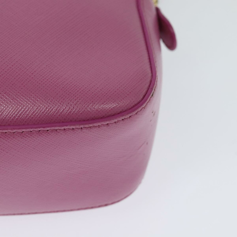 【日本直送】Salvatore Ferragamo 鏈條單肩包 Safiano 皮革 粉金色金色正品 125710-15