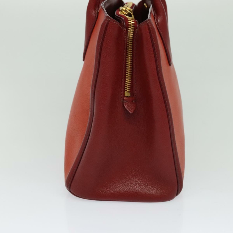 【日本直送】Miu Miu 手提包 皮革 紅色 金色 正品 125761-3