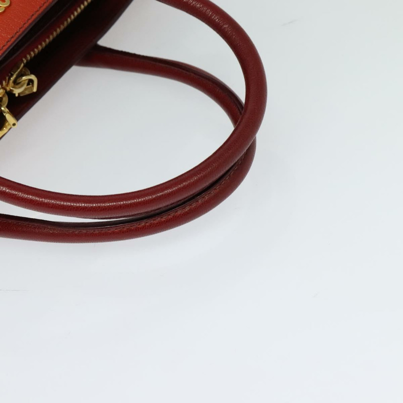 【日本直送】Miu Miu 手提包 皮革 紅色 金色 正品 125761-6