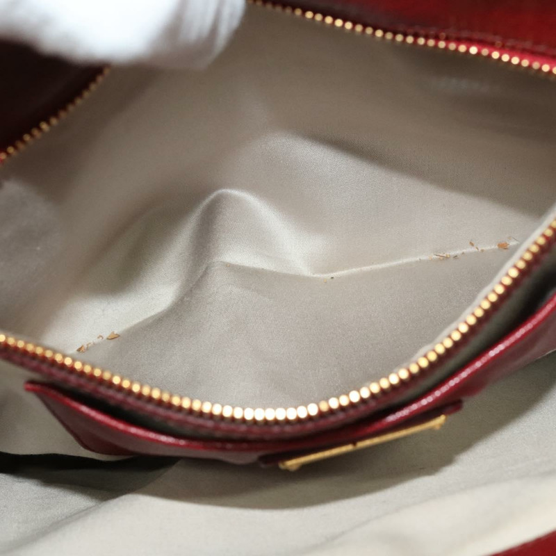 【日本直送】Miu Miu 手提包 皮革 紅色 金色 正品 125761-24