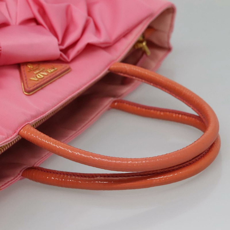 【日本直送】PRADA 手提包 尼龍 粉紅金色 正品 128057-6