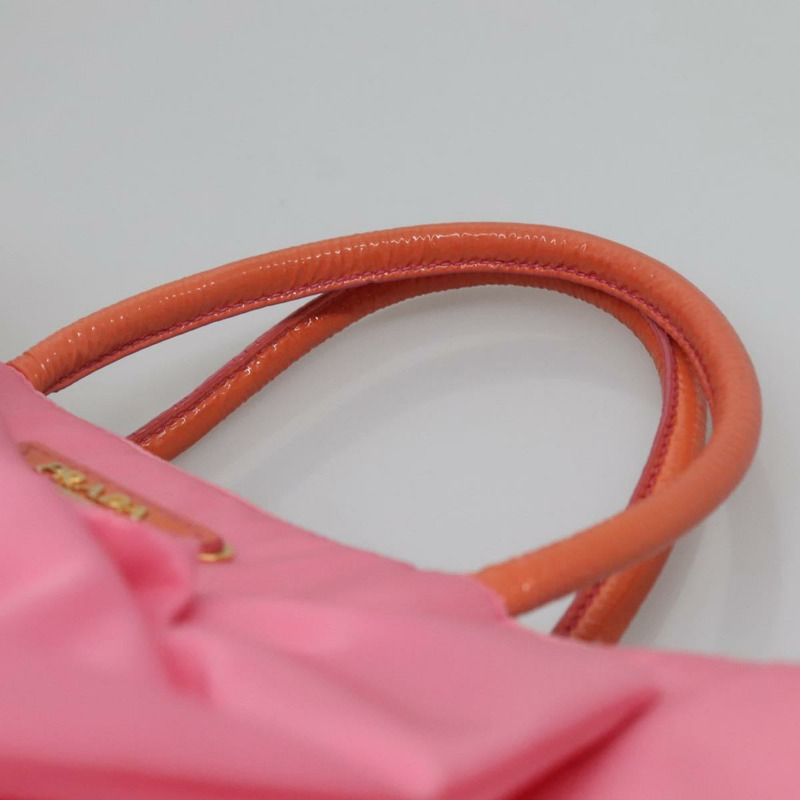 【日本直送】PRADA 手提包 尼龍 粉紅金色 正品 128057-7