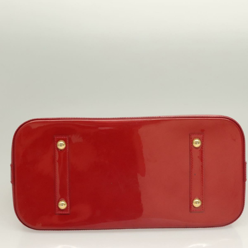 【日本直送】路易威登 Monogram Vernis Alma GM 手袋 Rose Andian M91772 LV 正品 128079-4