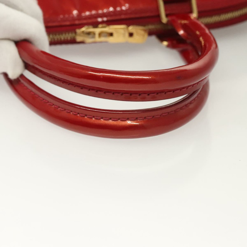 【日本直送】路易威登 Monogram Vernis Alma GM 手袋 Rose Andian M91772 LV 正品 128079-6