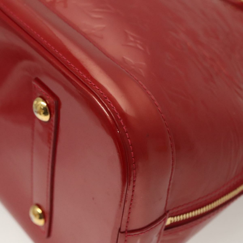 【日本直送】路易威登 Monogram Vernis Alma GM 手袋 Rose Andian M91772 LV 正品 128079-16