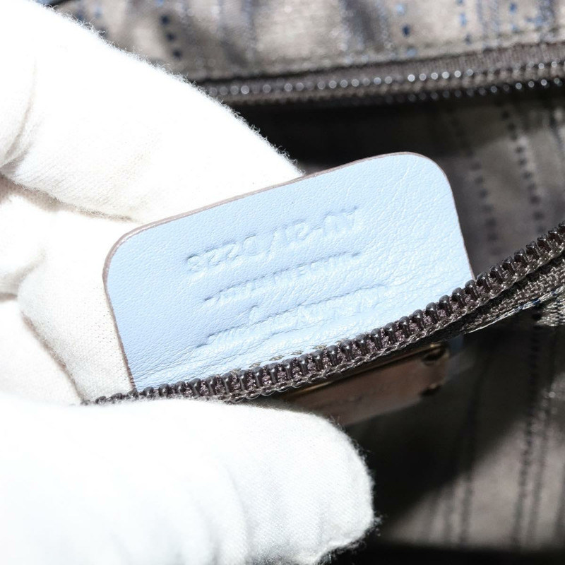 【日本直送】Salvatore Ferragamo Gancini 手提包 皮革 2way Blue Gold Auth 128064-11