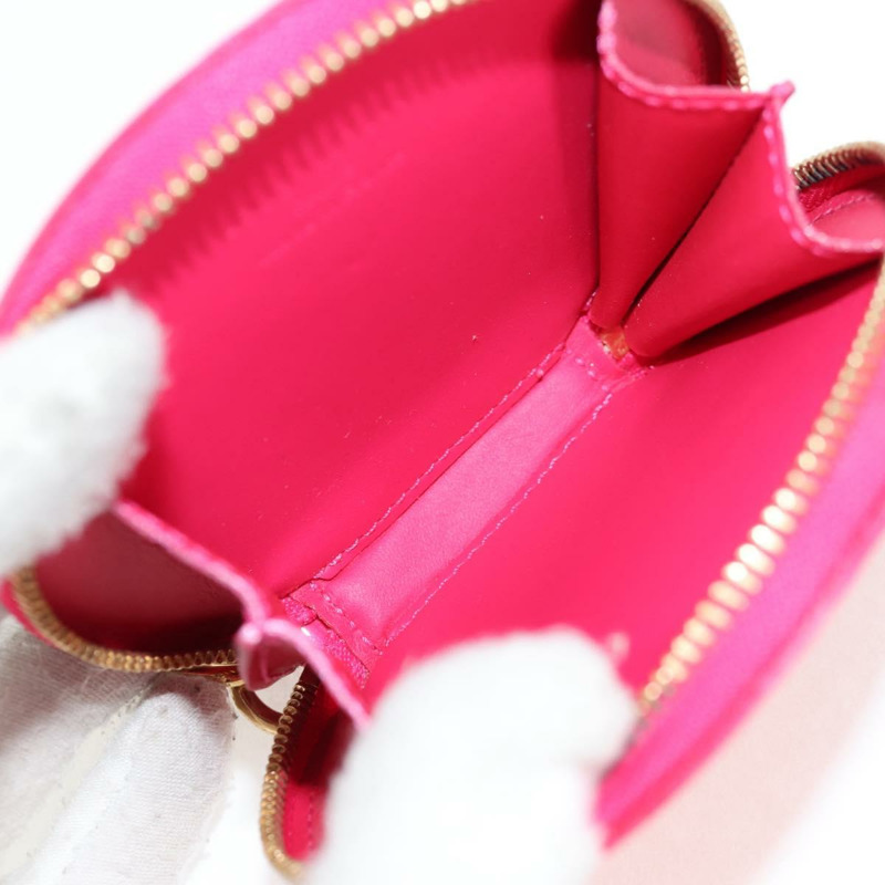 【日本直送】路易威登 Vernis Rose Porte Monnaie Chapeau 零錢包 M93690 正品 127793V-9