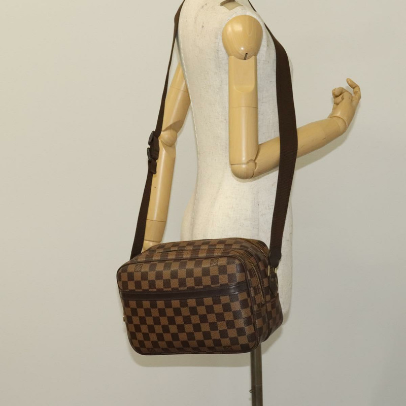 【日本直送】路易威登 Damier Ebene Reporter PM 單肩包 N45253 LV 正品 128598-20