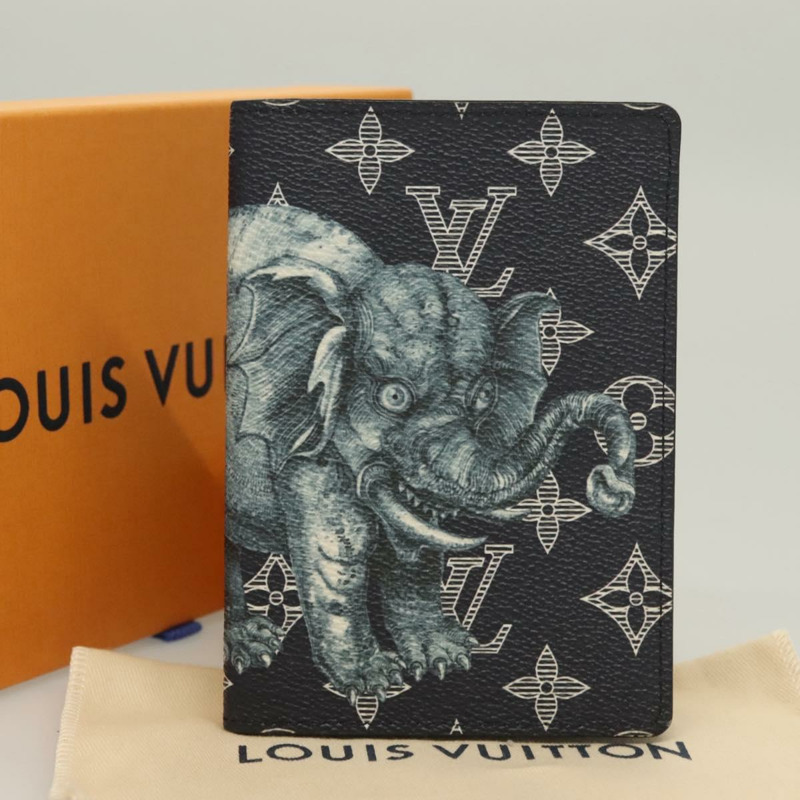 【日本直送】路易威登 Monogram Savanna Couverture 護照夾 海軍藍 LV 正品 129097M-11