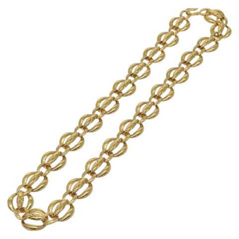 香奈兒鏈皮帶金屬金 CC 正品 127734V