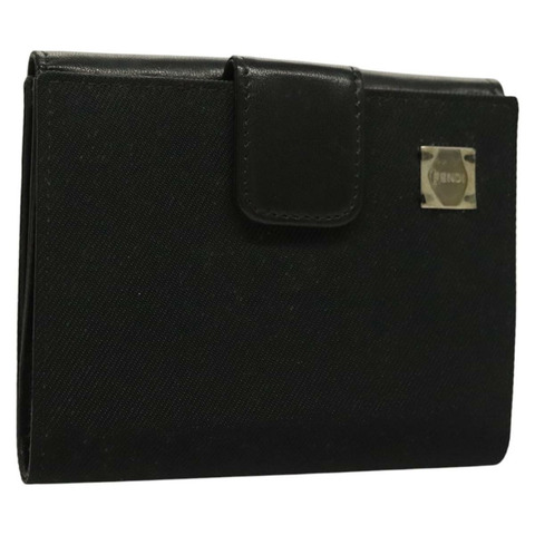 FENDI 皮夾 帆布 黑色 正品 127954V