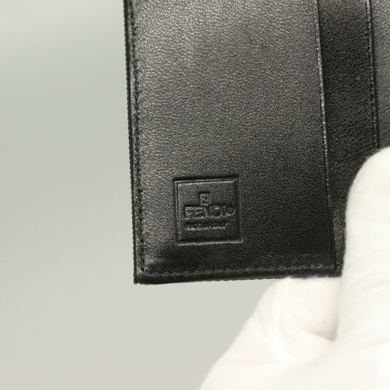 【日本直送】FENDI 皮夾 帆布 黑色 正品 127954V-17