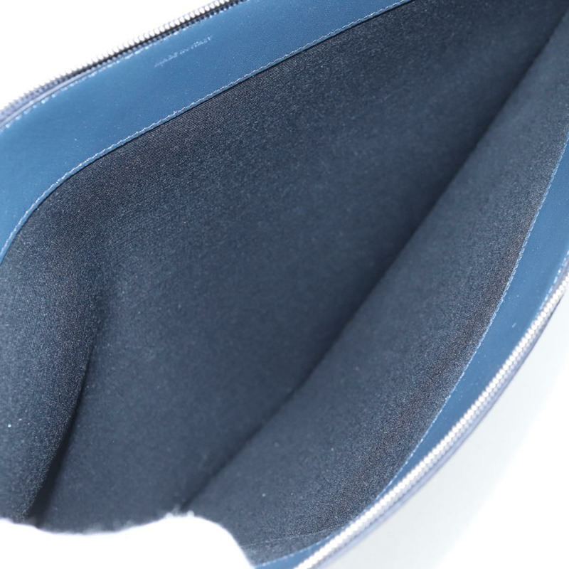 【日本直送】CELINE 手拿包 皮革 海軍藍 銀色 10B593-070 正品 127920M-9