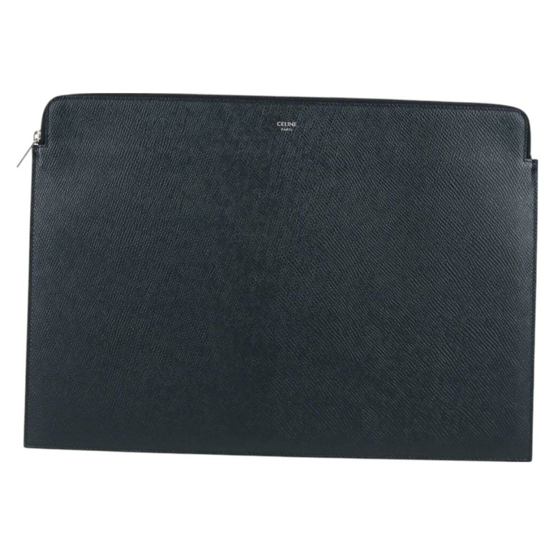 【日本直送】CELINE 手拿包 皮革 海軍藍 銀色 10B593-070 正品 127920M-12