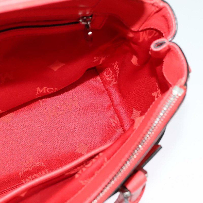 【日本直送】MCM 手提包 皮革 2 款可選 紅色 銀色 正品 129397-17