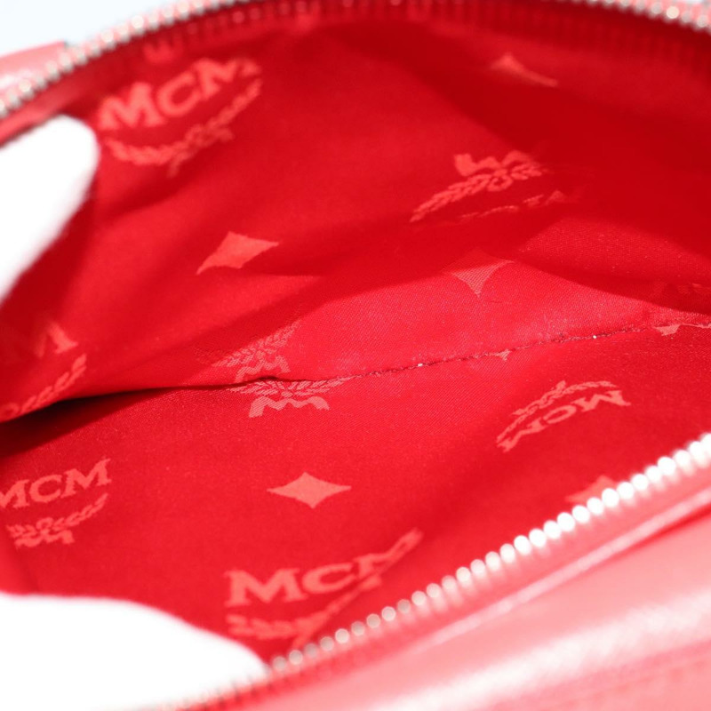 【日本直送】MCM 手提包 皮革 2 款可選 紅色 銀色 正品 129397-20