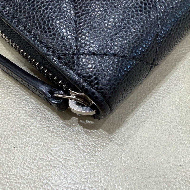 🍁全新Chanel香奈兒24P拉鍊卡包 芯片款 尺寸11*7*2cm-7