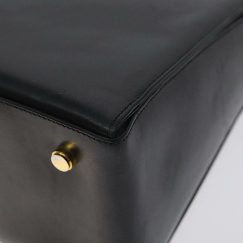 【日本直送】Salvatore Ferragamo Gancini 手提包 皮革 2 款 黑色 金色 正品 129924-15