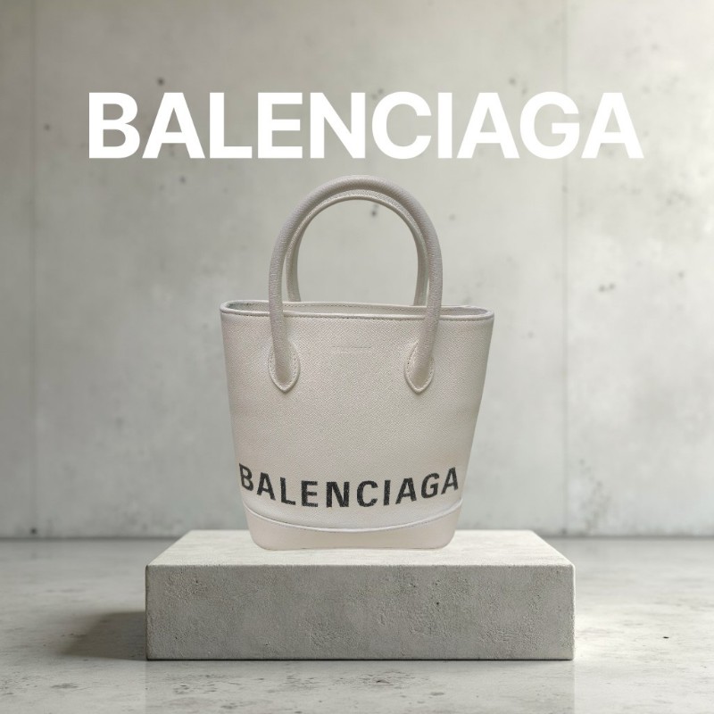 🔥10/3-10/31週年慶🔥【超狂優惠】㊣✨BALENCIAGA✨巴黎世家 白色 印字 手提包 肩背包 斜背包/二手包/二手精品/保證正品🌳二手樹屋🌳-0