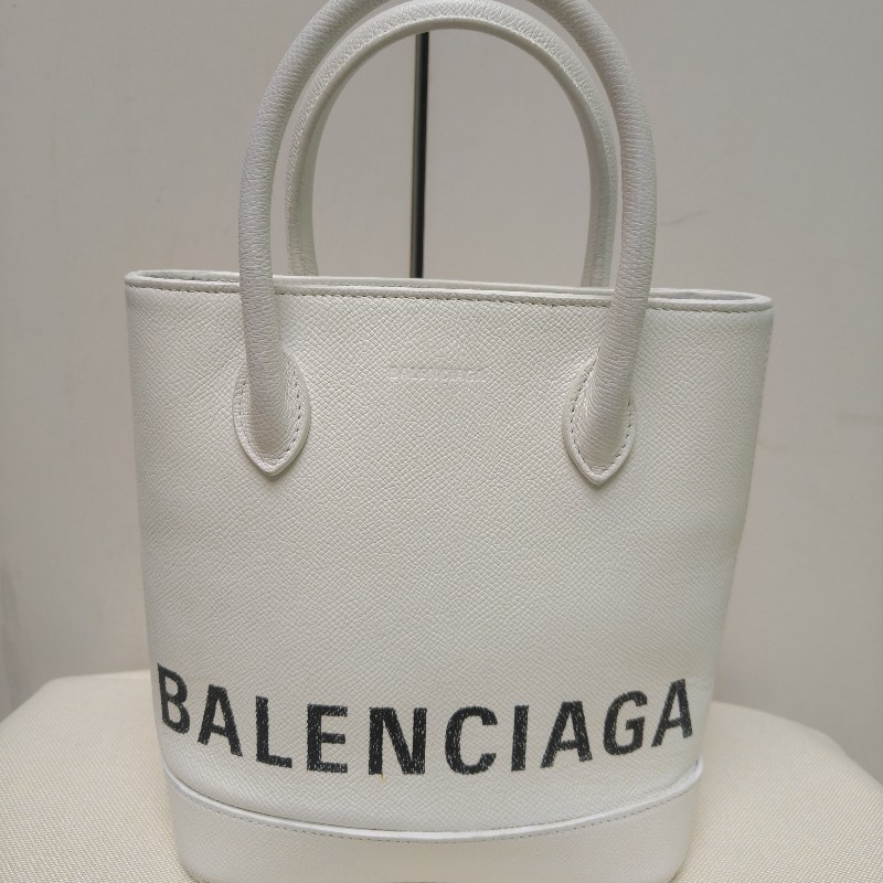 🔥10/3-10/31週年慶🔥【超狂優惠】㊣✨BALENCIAGA✨巴黎世家 白色 印字 手提包 肩背包 斜背包/二手包/二手精品/保證正品🌳二手樹屋🌳-1