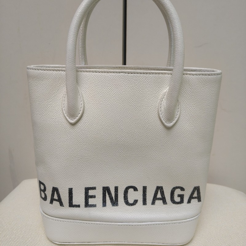 🔥10/3-10/31週年慶🔥【超狂優惠】㊣✨BALENCIAGA✨巴黎世家 白色 印字 手提包 肩背包 斜背包/二手包/二手精品/保證正品🌳二手樹屋🌳-3