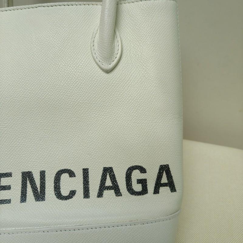 🔥10/3-10/31週年慶🔥【超狂優惠】㊣✨BALENCIAGA✨巴黎世家 白色 印字 手提包 肩背包 斜背包/二手包/二手精品/保證正品🌳二手樹屋🌳-22