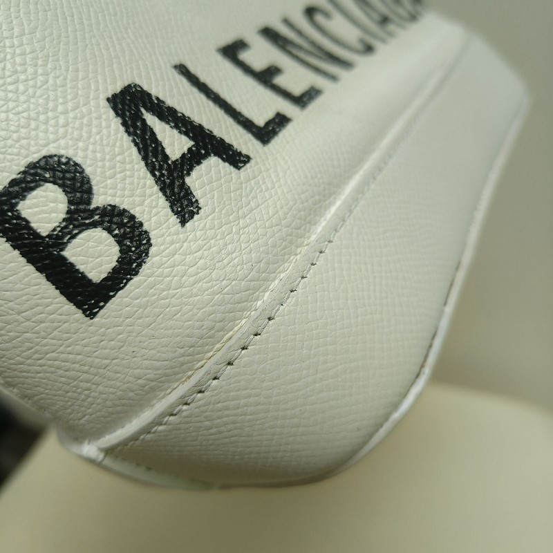 🔥10/3-10/31週年慶🔥【超狂優惠】㊣✨BALENCIAGA✨巴黎世家 白色 印字 手提包 肩背包 斜背包/二手包/二手精品/保證正品🌳二手樹屋🌳-23