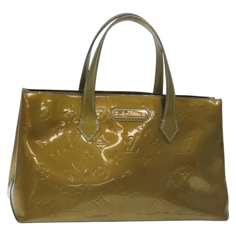 【日本直送】路易威登 Monogram Vernis Wilshire PM 手袋 Gris Art Deco M91627 正品 129895-0