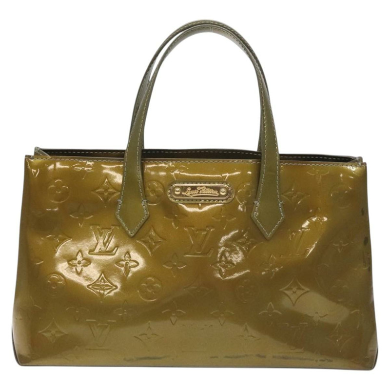 【日本直送】路易威登 Monogram Vernis Wilshire PM 手袋 Gris Art Deco M91627 正品 129895-12
