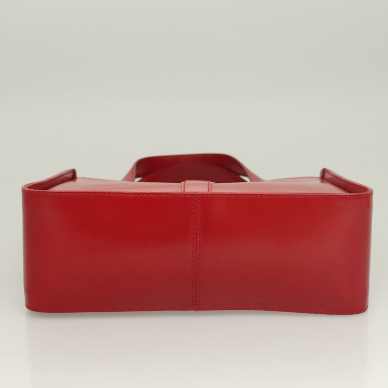 【日本直送】Salvatore Ferragamo Vala 單肩包 皮革 紅金 正品 128018-4