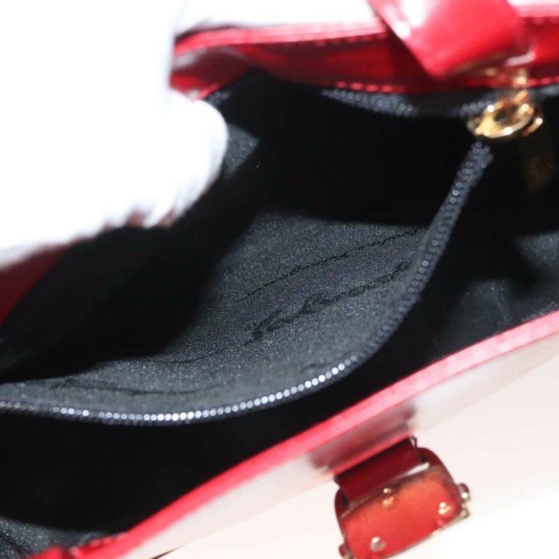 【日本直送】Salvatore Ferragamo Vala 單肩包 皮革 紅金 正品 128018-19