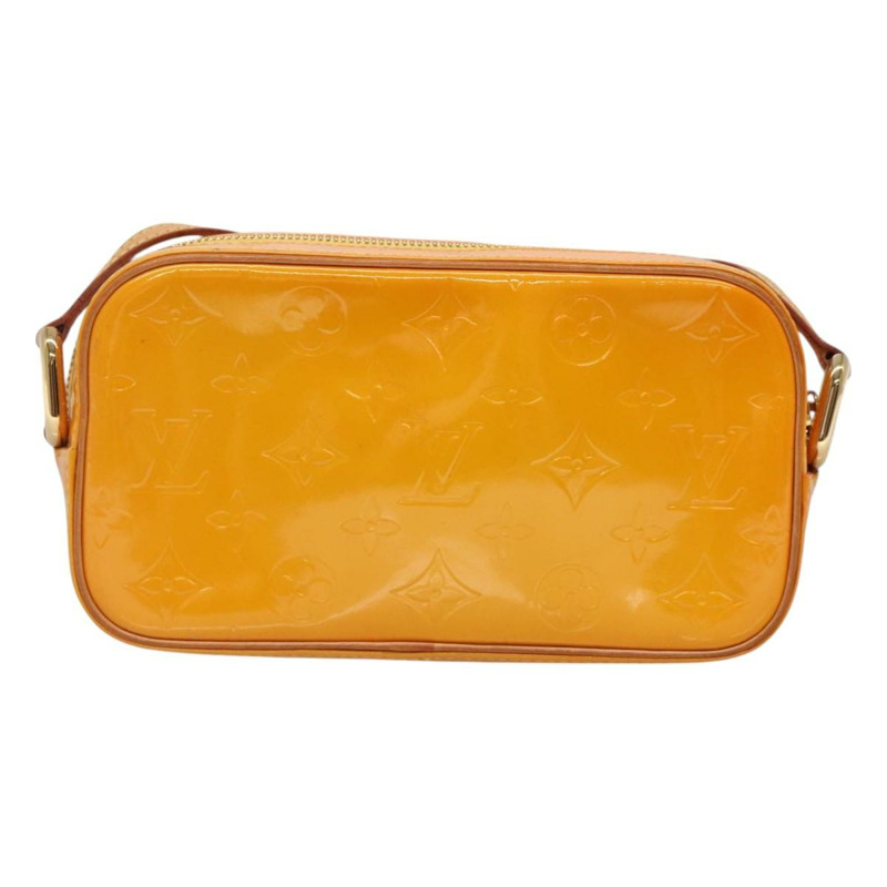 【日本直送】路易威登 Monogram Vernis Christy 中型單肩包,黃色 M91108 正品 128709-1