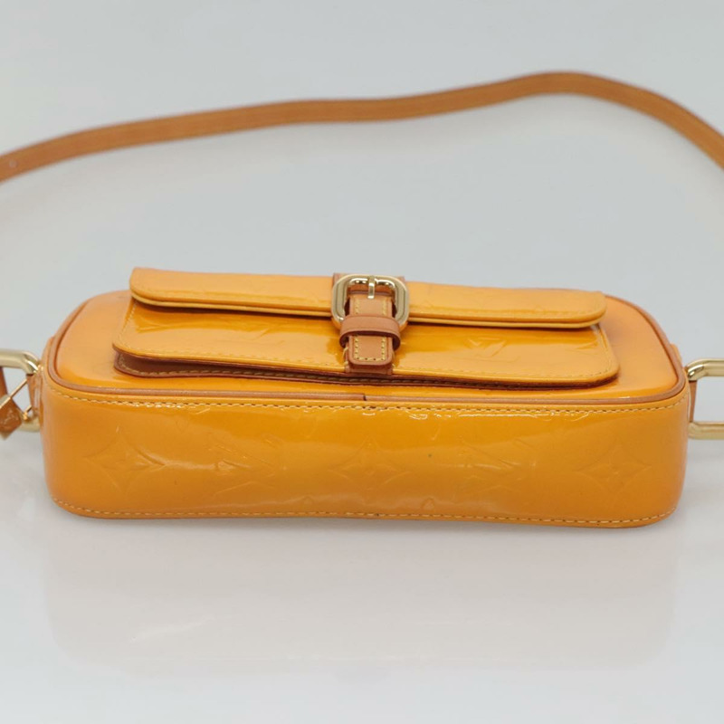 【日本直送】路易威登 Monogram Vernis Christy 中型單肩包,黃色 M91108 正品 128709-4
