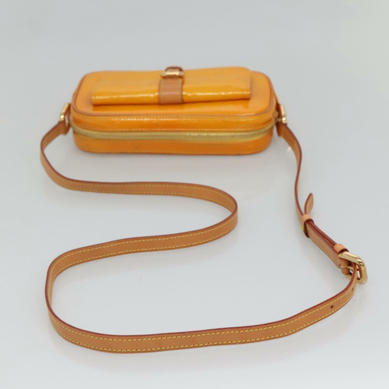 【日本直送】路易威登 Monogram Vernis Christy 中型單肩包,黃色 M91108 正品 128709-6