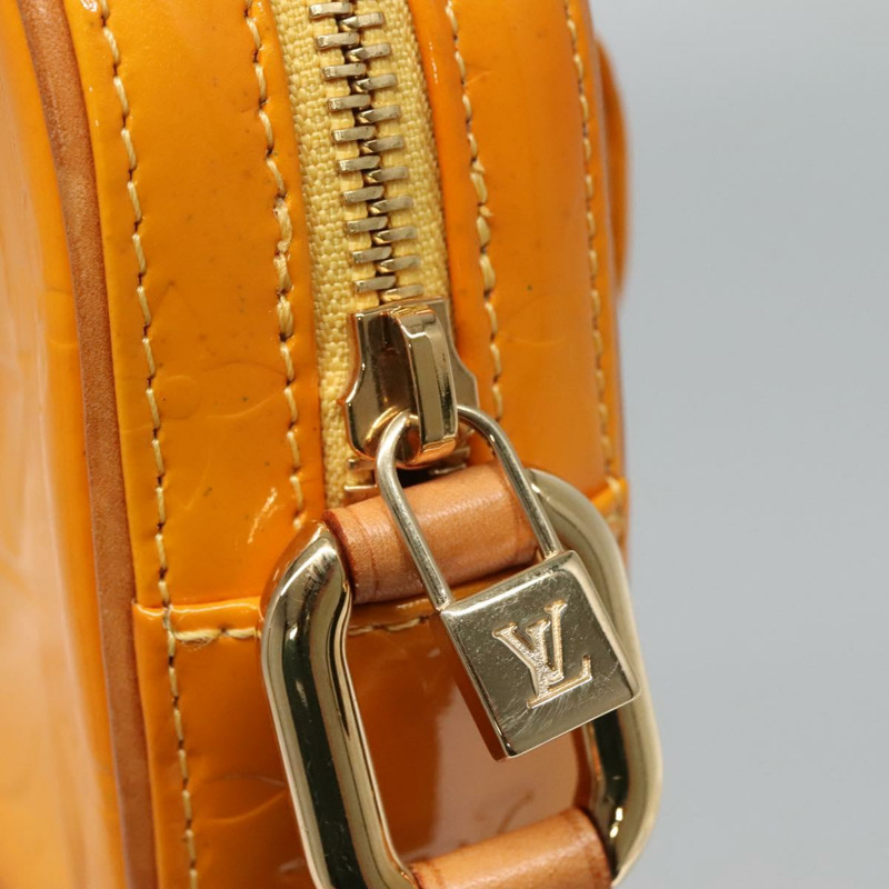 【日本直送】路易威登 Monogram Vernis Christy 中型單肩包,黃色 M91108 正品 128709-8