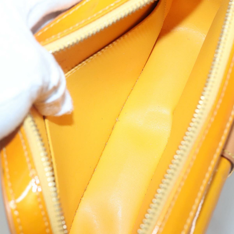 【日本直送】路易威登 Monogram Vernis Christy 中型單肩包,黃色 M91108 正品 128709-9