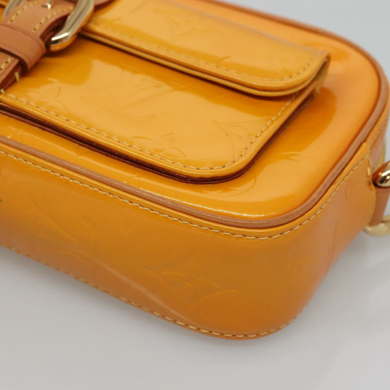 【日本直送】路易威登 Monogram Vernis Christy 中型單肩包,黃色 M91108 正品 128709-13