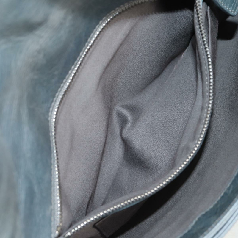 【日本直送】Miu Miu 亮片肩包 皮革 淺藍色 銀色 正品 130158V-23