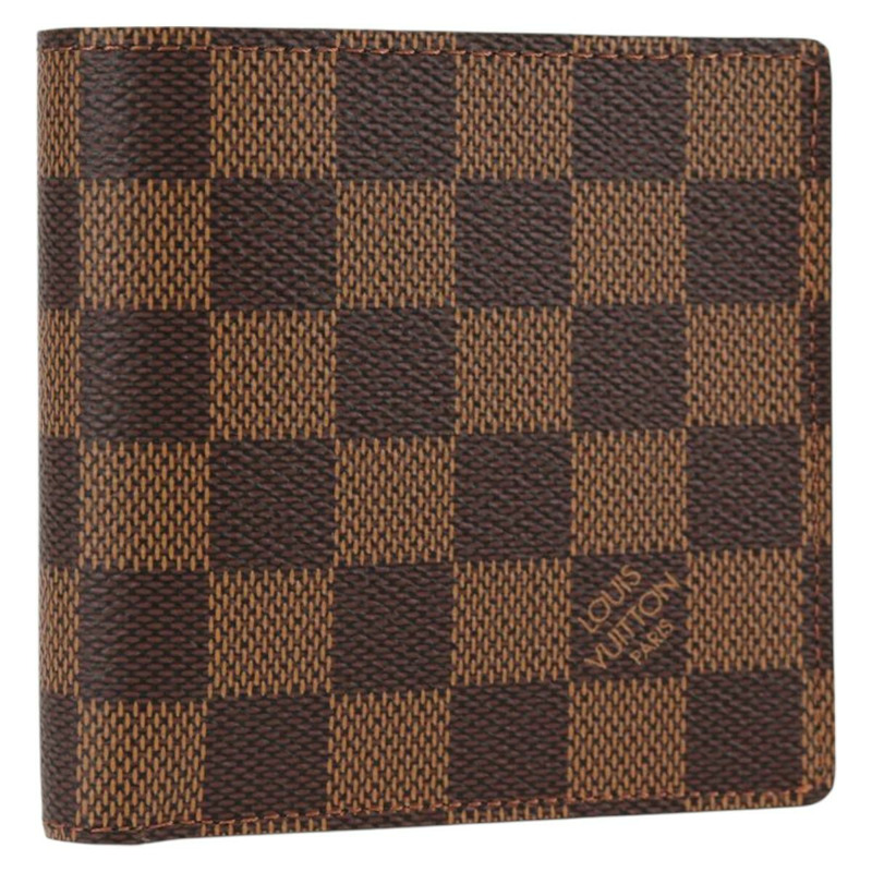 【日本直送】路易威登 Damier Ebene Portefeuille Marco 雙折皮夾 N61675 正品 130510V-0