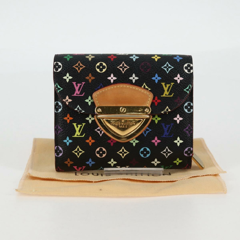 【日本直送】路易威登 Monogram Multicolor Portefeuille Joy 皮夾 M60282 LV Auth 128839V-11