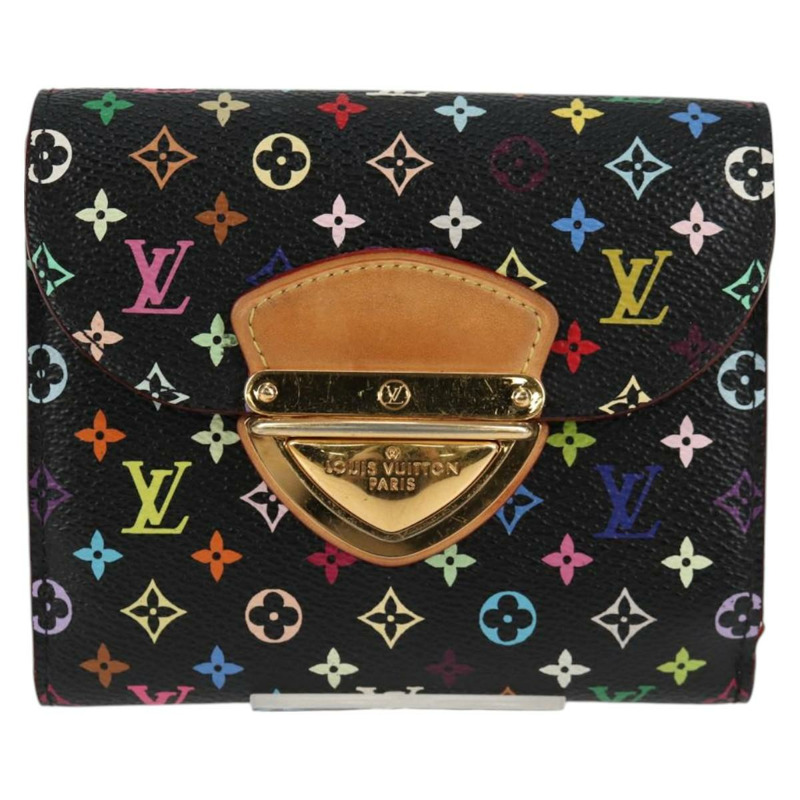 【日本直送】路易威登 Monogram Multicolor Portefeuille Joy 皮夾 M60282 LV Auth 128839V-12