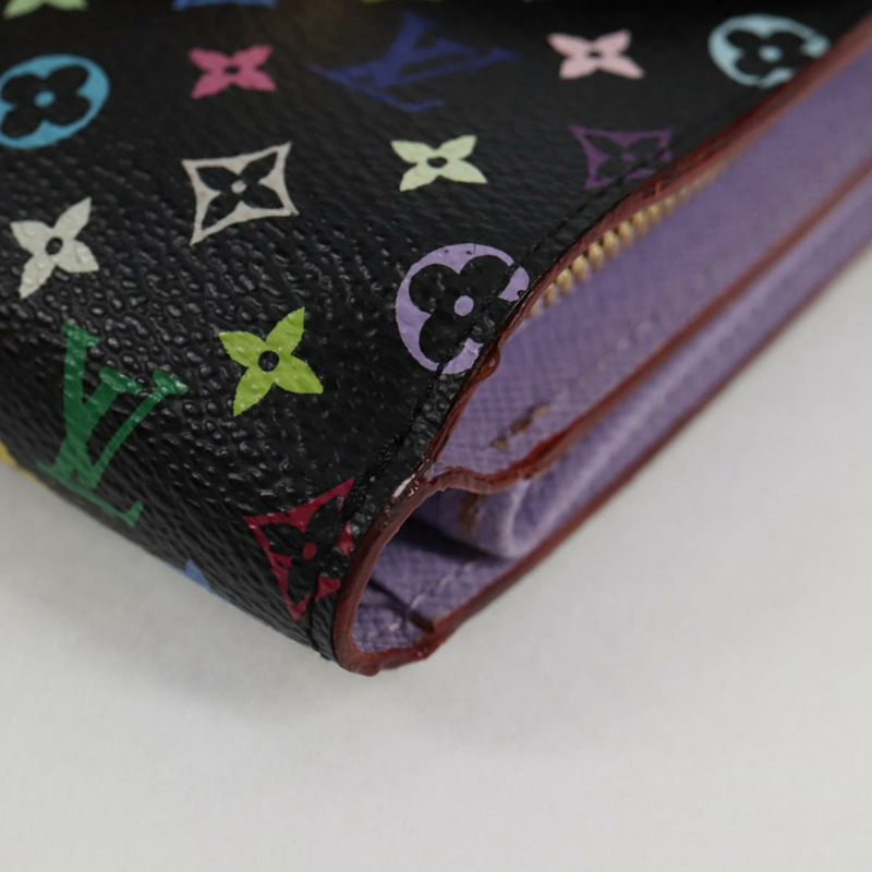 【日本直送】路易威登 Monogram Multicolor Portefeuille Joy 皮夾 M60282 LV Auth 128839V-13