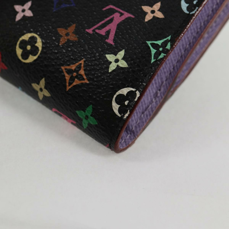 【日本直送】路易威登 Monogram Multicolor Portefeuille Joy 皮夾 M60282 LV Auth 128839V-15