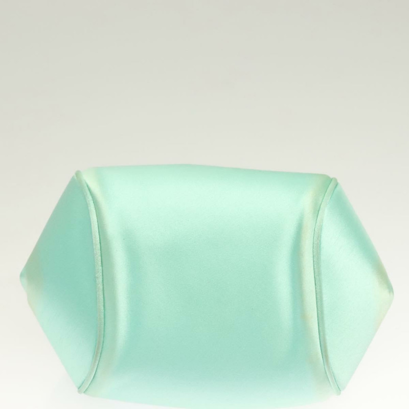 【日本直送】蒂芬妮 (TIFFANY&Co.) 手提包 緞面 綠色 金色 正品 130898-4