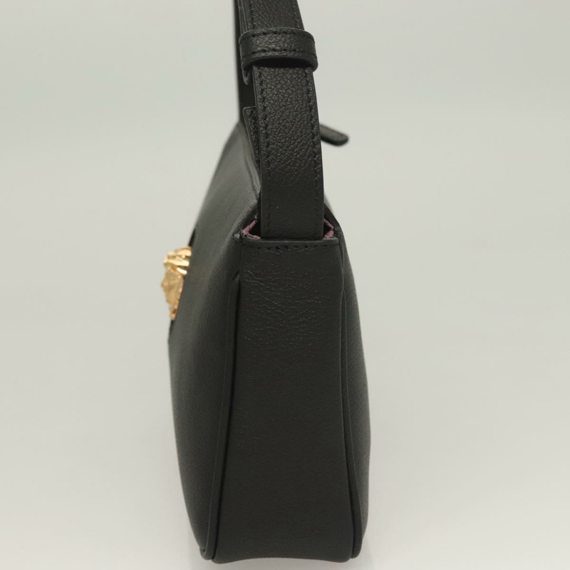【日本直送】VERSACE 肩背包 皮革 黑金 正品 130274-2